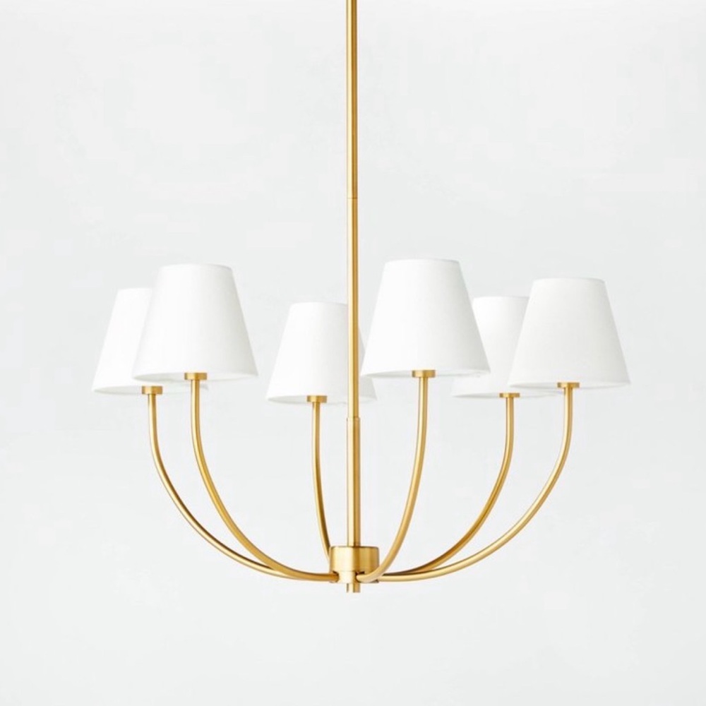 • Studio McGee Six Light Ceiling Chandelier •